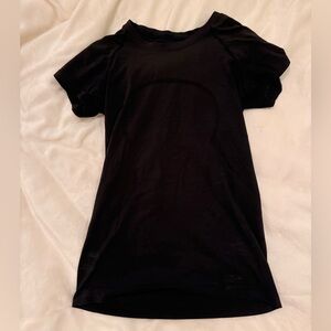 LULULEMON BLACK SHORT-SLEEVE SWIFTLY TECH